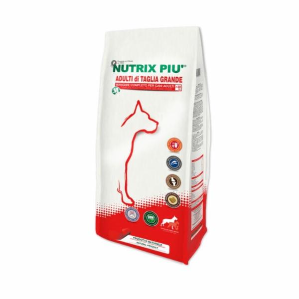 Nutrix Piu' Alimento per Cani Adulti di Taglia Grande 4 Kg