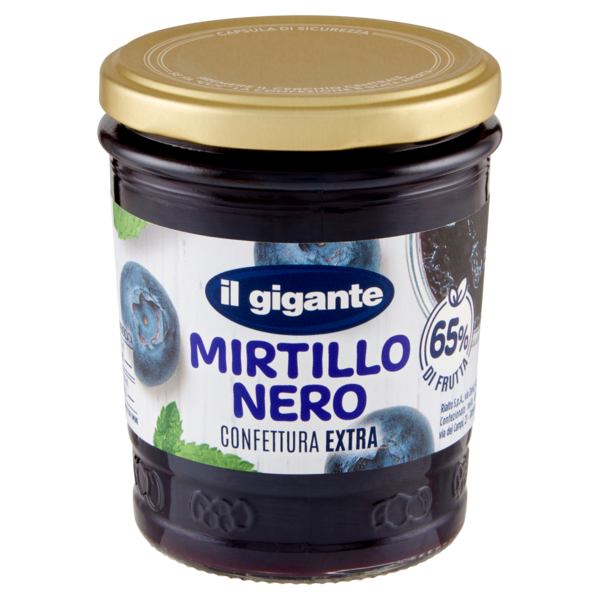 IL GIGANTE Mirtillo Nero Confettura Extra 320 g