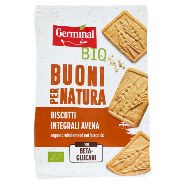 Germinal Bio Buoni per Natura Biscotti Integrali Avena 300 g