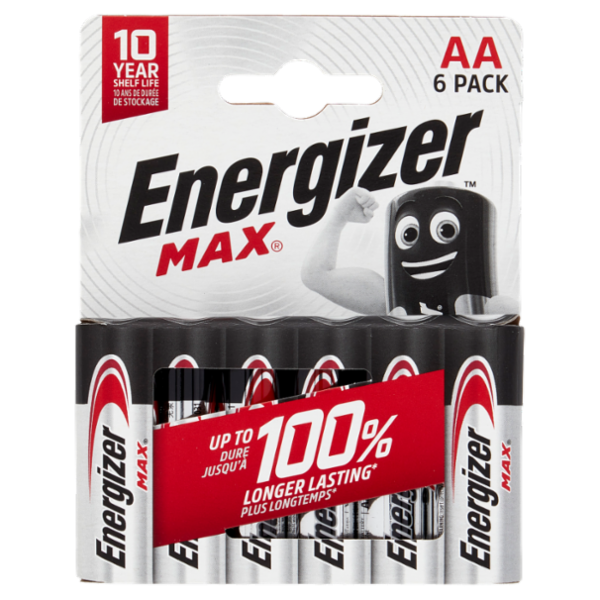 Energizer Max AA Alkaline 6 pz