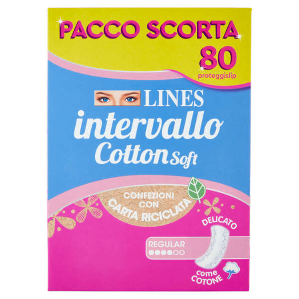 Lines intervallo Cotton Soft Regular 80 pz