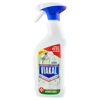 Viakal Spray Disinfettante Anticalcare 470+30ML Gratis