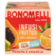 Bonomelli Infusi Fruttosi 100% Naturali Papaya e Arancia 12 Filtri 24 g