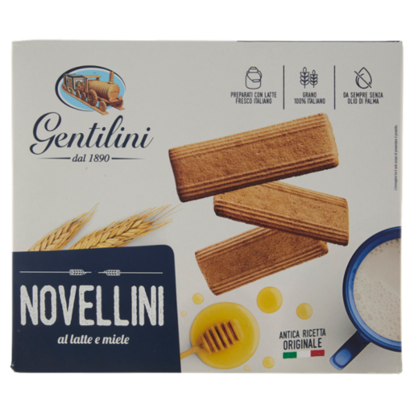 Gentilini Novellini al latte e miele 2 x 250 g