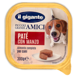 IL GIGANTE Piccoli Grandi Amici Paté Con Manzo 300 g