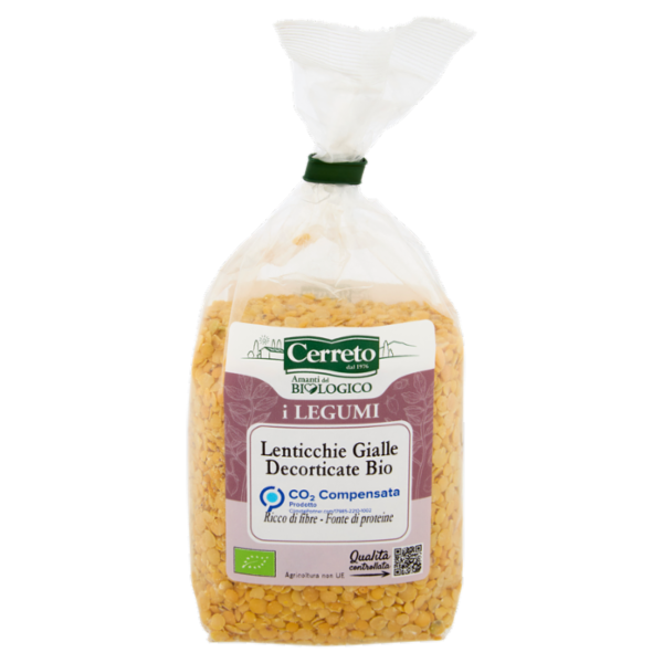 Cerreto i Legumi Lenticchie Gialle Decorticate Bio 350 g