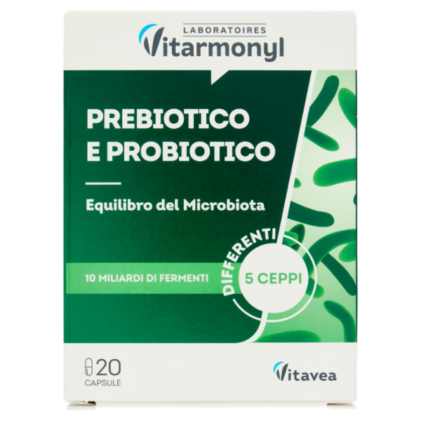 Laboratoires Vitarmonyl Prebiotico e Probiotico 20 Capsule 7,90 g