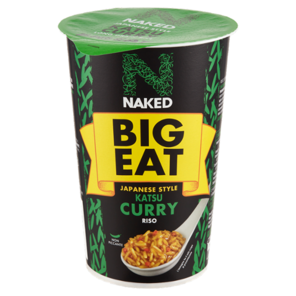 Naked Japanese Style Big Eat Katsu Curry Riso 104 g
