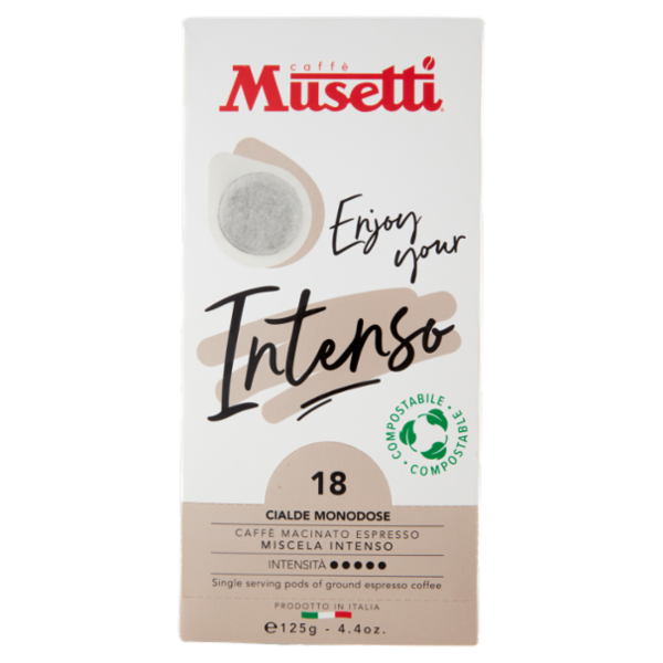 caffè Musetti Enjoy your Intenso 18 Cialde Monodose 125 g