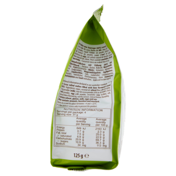 Lago Mini Roll Lime 125 g