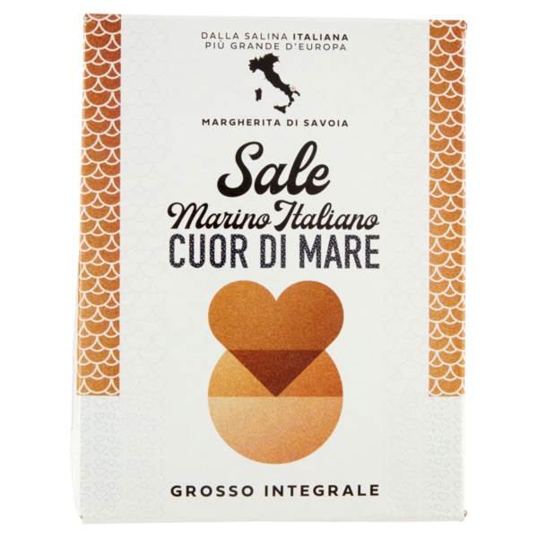 Cuor di Mare Sale Marino Italiano Grosso Integrale 1000 g