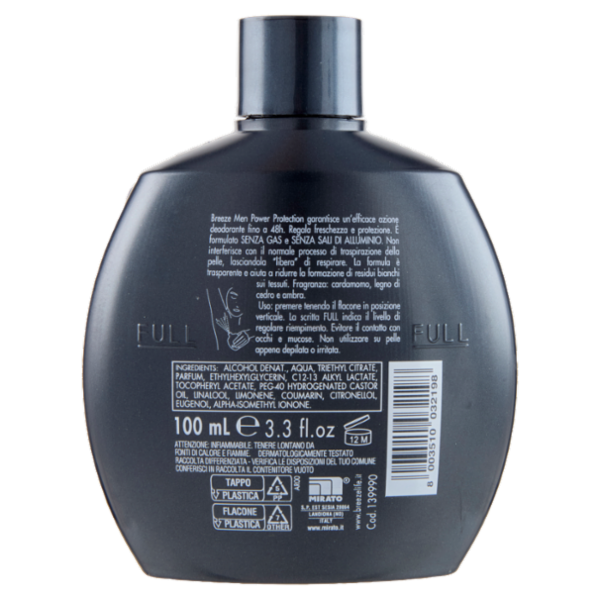 Breeze Men Power Protection Deodorante Profumato 100 mL