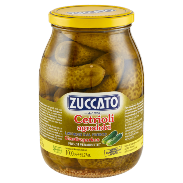 Zuccato Cetrioli agrodolci 1000 g