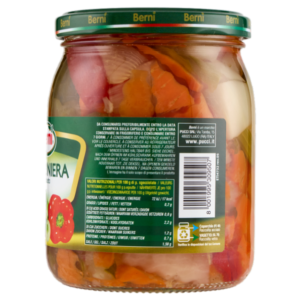Berni Giardiniera sottaceto 560 g