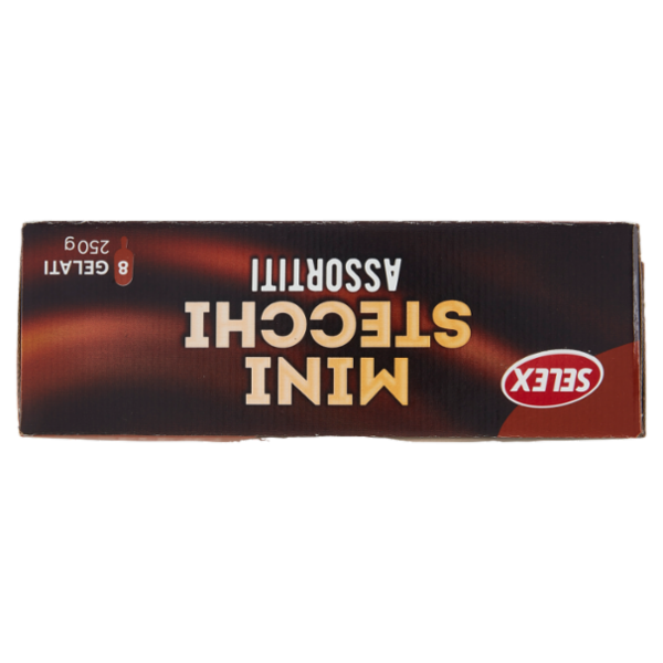 Selex 8 Ministecchi di Gelato Assortiti 250 g