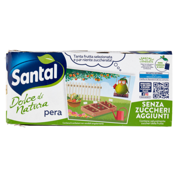Santàl Dolce di Natura pera Senza Zuccheri Aggiunti 6 x 200 ml