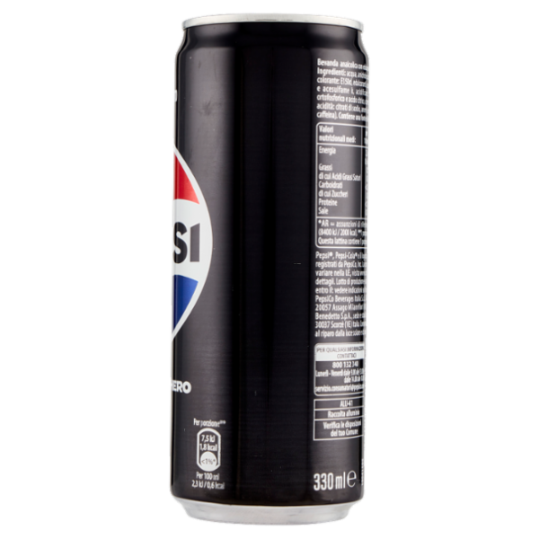 Pepsi Zero Zucchero 330 ml