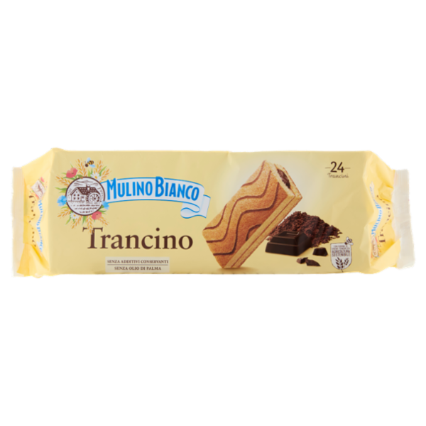 Mulino Bianco Trancino Merenda Senza Additivi Conservanti 24 pezzi 792g