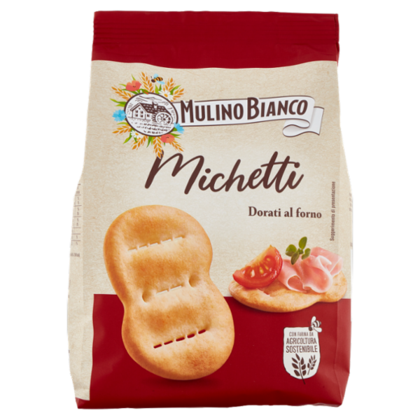 Mulino Bianco Michetti Pani Croccanti con Farina Sostenibile 295g