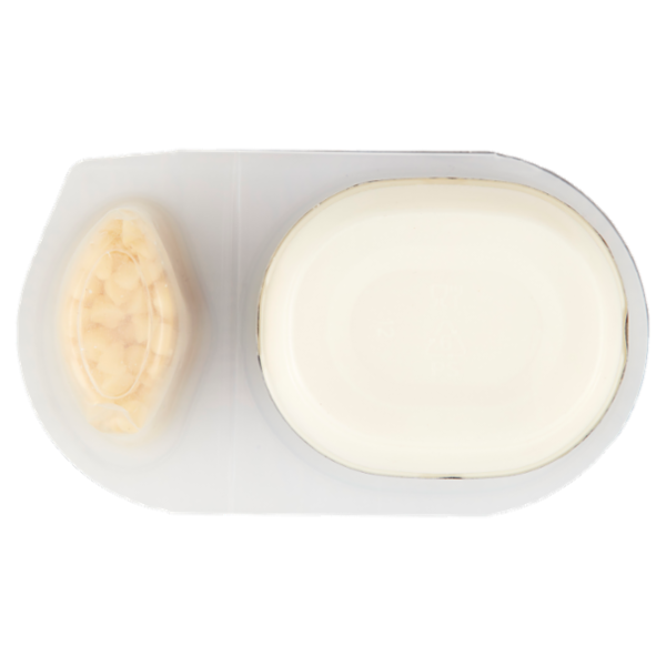 Danone Duo, Yogurt Bianco Cremoso con Golose Pepite di Cioccolato Bianco, 98g