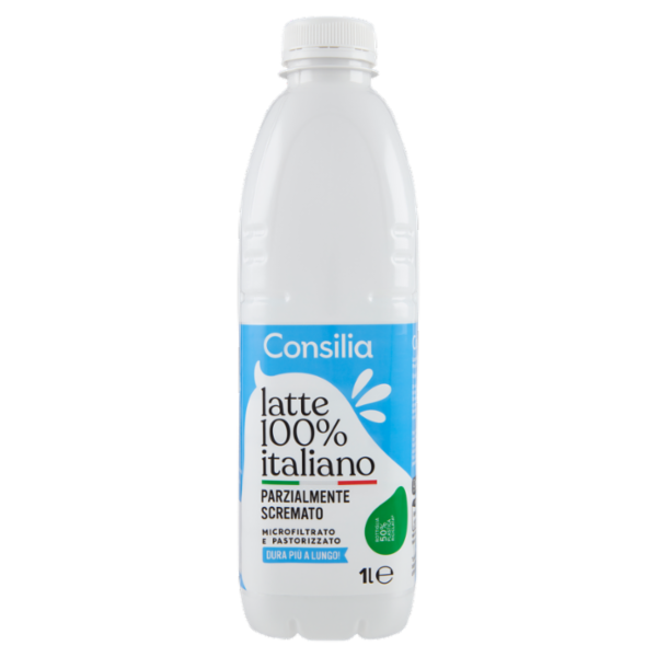 Consilia Latte Microfiltrato Parzialmente Scremato 100% Italiano 1 L