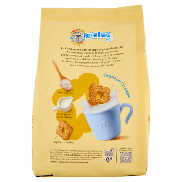 Mulino Bianco Campagnole Biscotti con Farina di Riso 1Kg