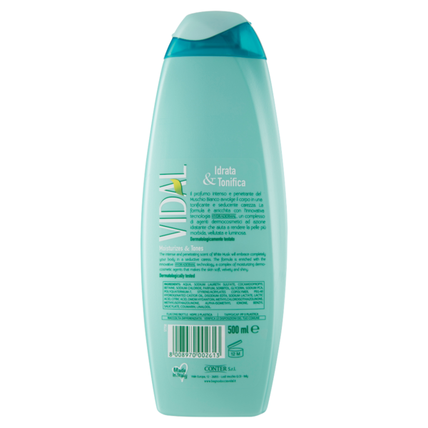 Vidal White Musk Bagnodoccia Muschio Bianco 500 ml