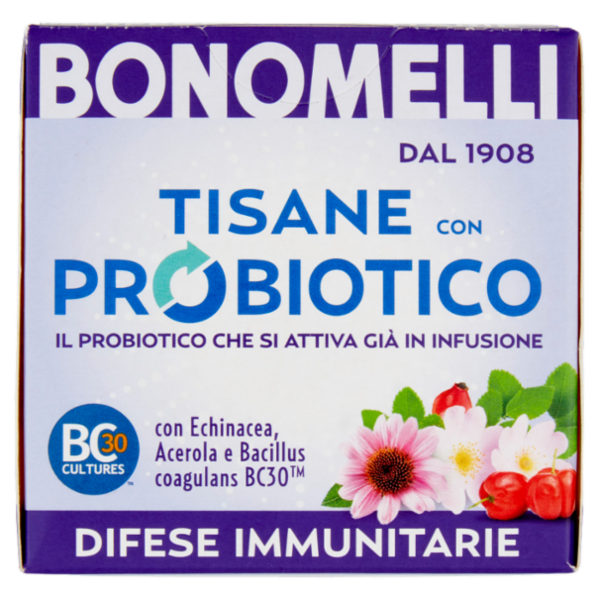 Bonomelli Tisane con Probiotico Difese Immunitarie 10 Filtri 20 g