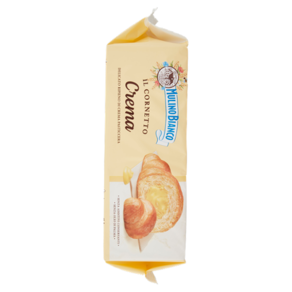 Mulino Bianco Cornetti Crema Merenda senza Additivi Conservanti 6 pezzi 300g