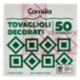 Consilia Tovaglioli 2 Veli 33X33 cm Decorati 50 pezzi