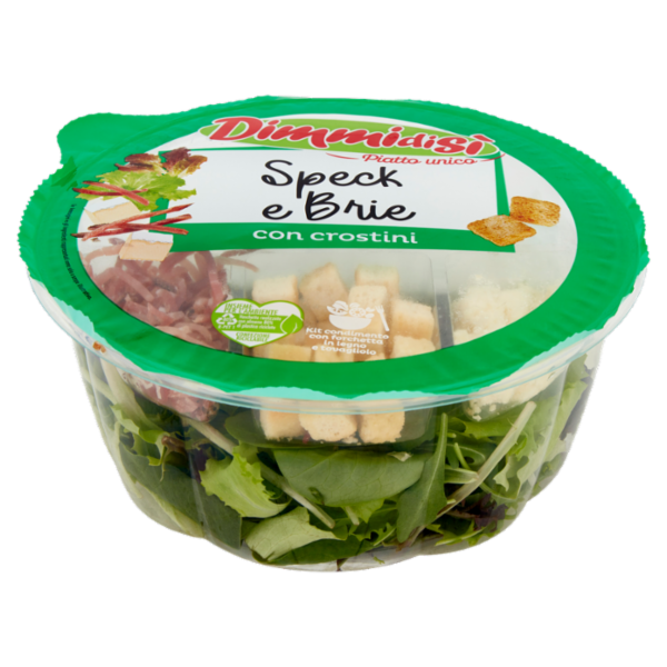 DimmidiSì Piatto unico Speck e Brie con crostini 120 g
