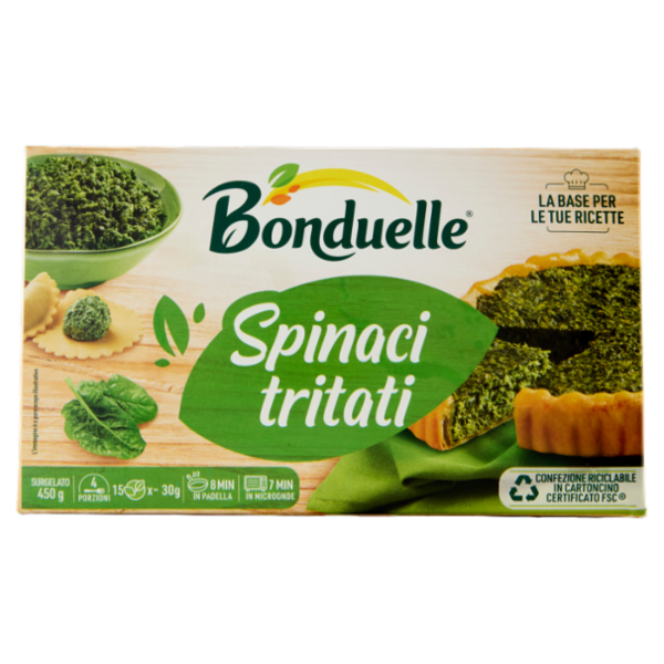 Bonduelle Spinaci tritato Surgelato 450 g