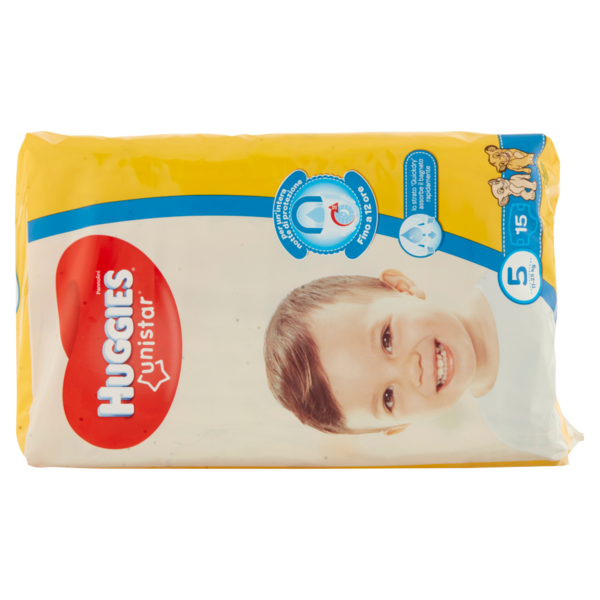 Huggies unistar Pannolini 5 11-25 Kg 15 pz