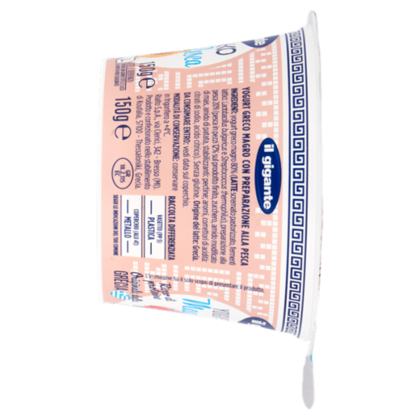 IL GIGANTE Yogurt Greco Magro Pesca 150 g