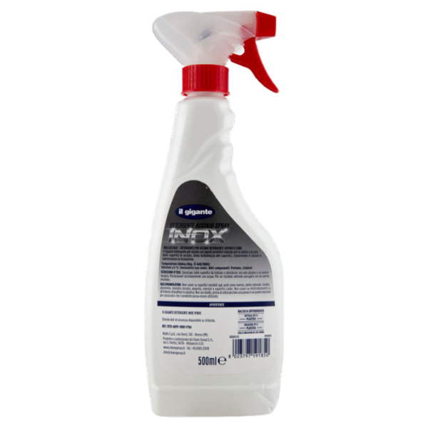 IL GIGANTE Detergente Acciaio Spray Inox 500 ml