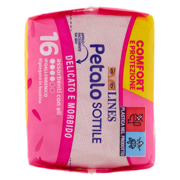 Lines Petalo Sottile con ali 16 pz