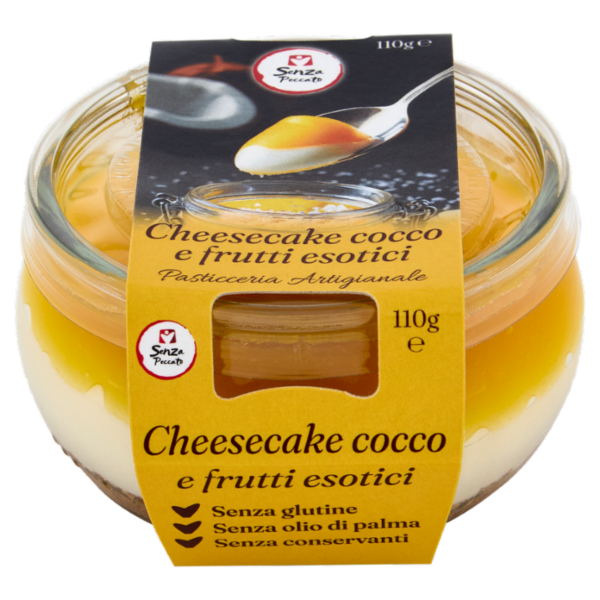 Senza Peccato Cheesecake cocco e frutti esotici 110 g