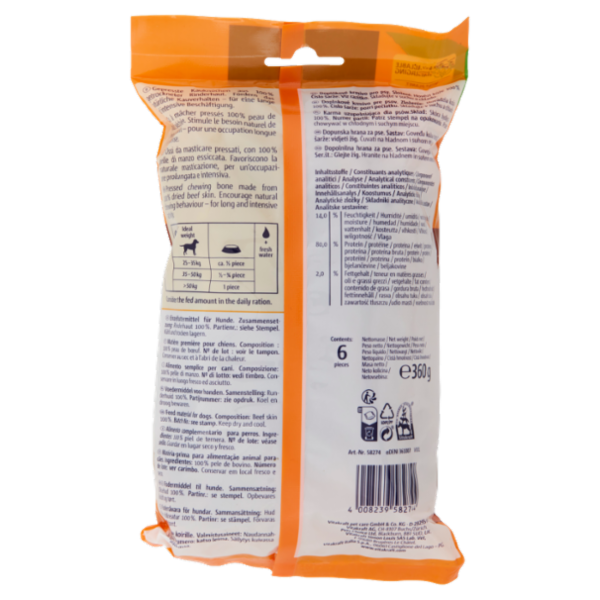 Vitakraft Long Lasting Chews Osso da Masticare Come Passatempo 6 pezzi 360 g