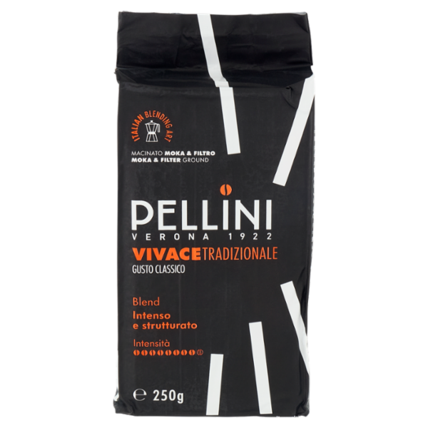 Pellini Vivace Tradizionale Gusto Classico Macinato Moka & Filtro 250 g