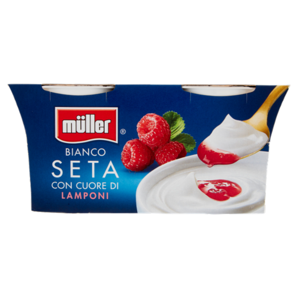 müller Bianco Seta con Cuore di Lamponi 2 x 125 g
