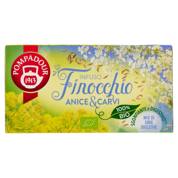Pompadour Infuso Finocchio Anice & Carvi 18 x 2,25 g