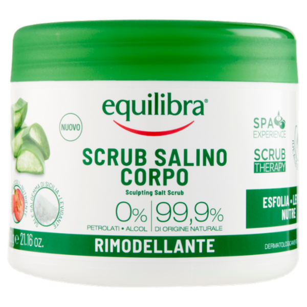 equilibra Scrub Salino Corpo Rimodellante 600 g