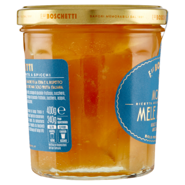 F.lli Boschetti Mostarda Ricetta alla Mantovana con Mele a Spicchi 400 g