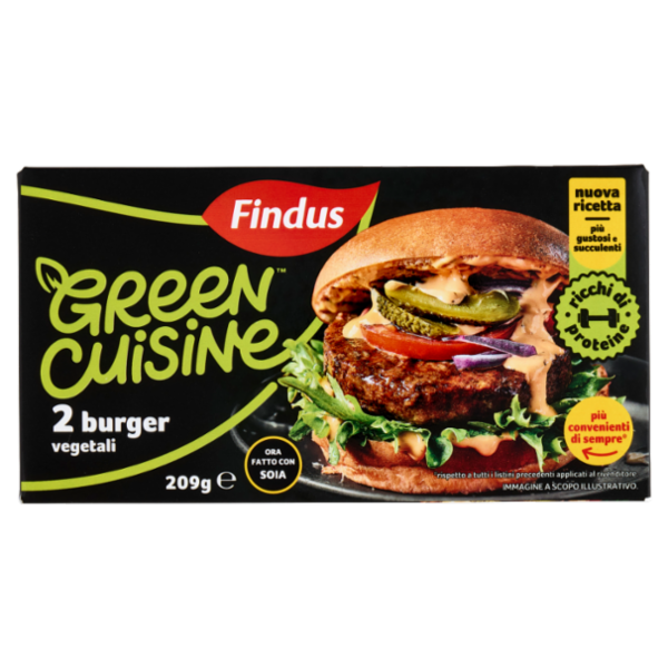 Findus Green Cuisine 2 Burger Vegetali 209 g