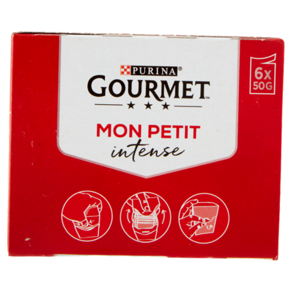 PURINA GOURMET Mon Petit Filettini Intense cotti in Salsa (Manzo / Agnello / Vitello) 6x50g