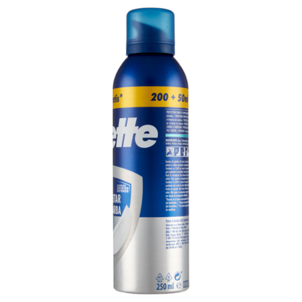Gillette Series Schiuma da Barba Rinfrescante, 200 + 50ml Gratis