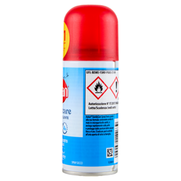 Autan Family Care Spray Secco Insetto Repellente e Antizanzare, 100ml