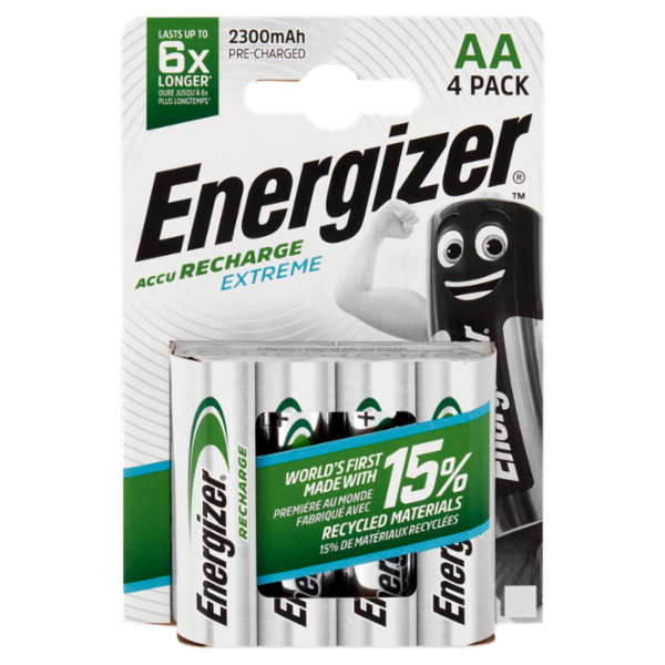 Energizer Accu Recharge Extreme AA 4 pz