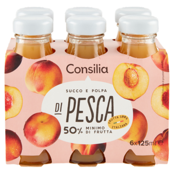 Consilia Succo e Polpa di Pesca 6x125 ml