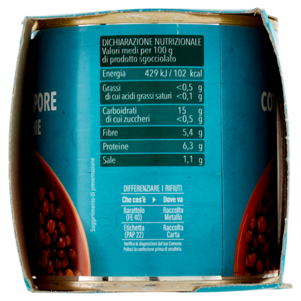 Selex Lenticchie Cotte a Vapore 3x150 g